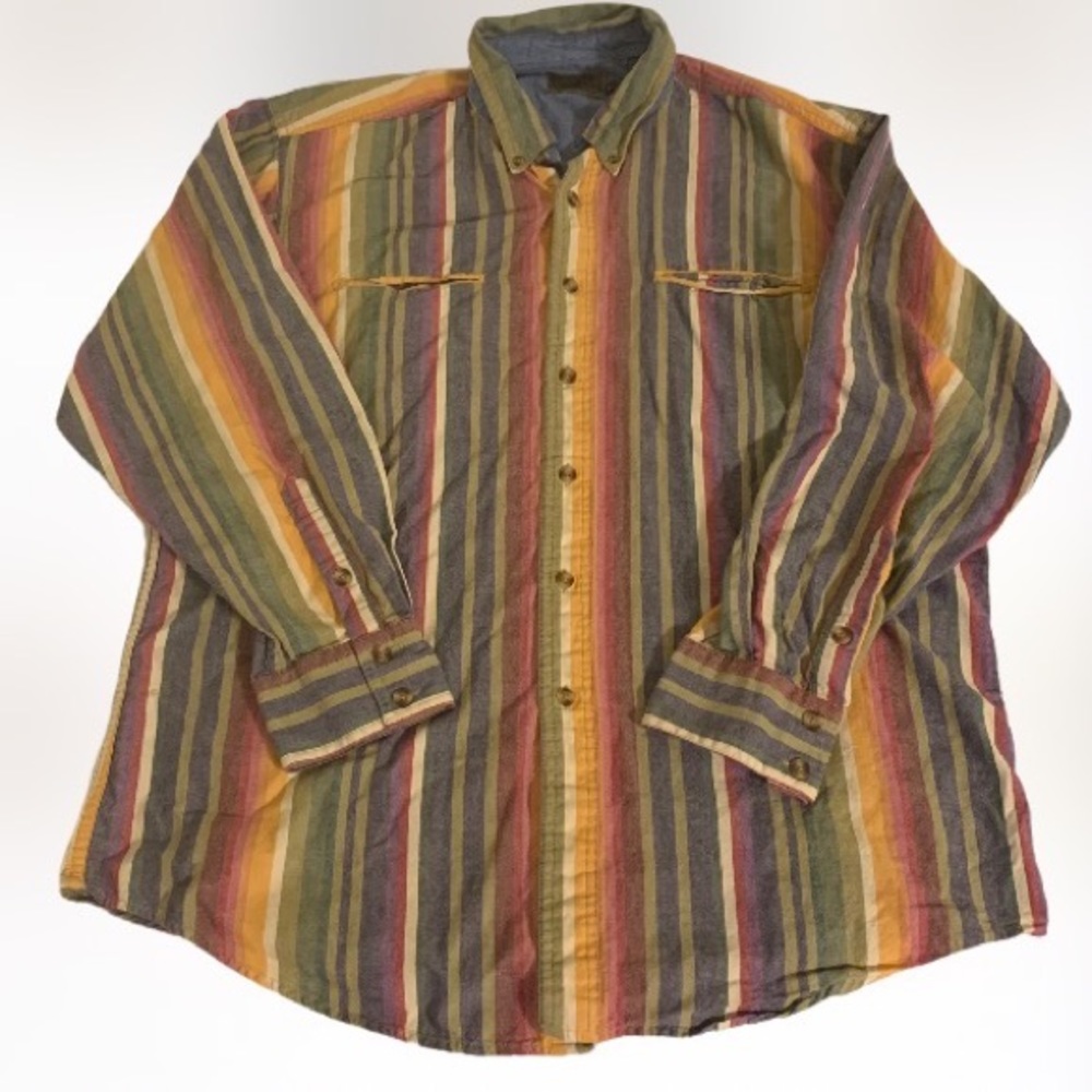 Roper Long Sleeve Button Down Shirt Western Men’s Size XL